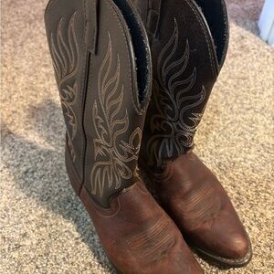 Laredo Dark Brown Leather Boots